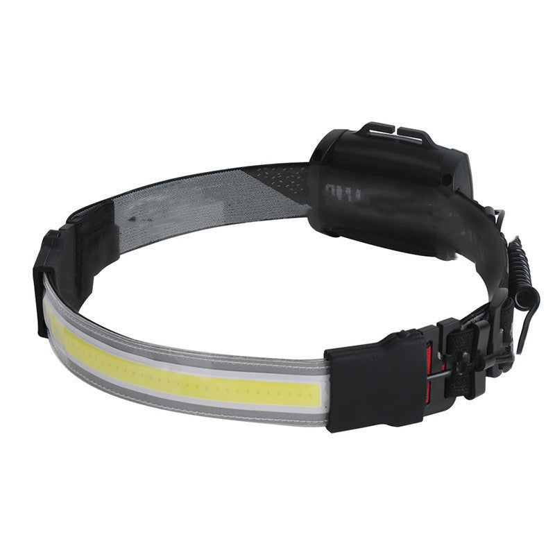 COB LED Scheinwerfer Gebaut-in Batterie Wiederaufladbare Scheinwerfer Kopf Wasserdichte Lampe Weiß Rot Beleuchtung Für Camping Arbeits Irall