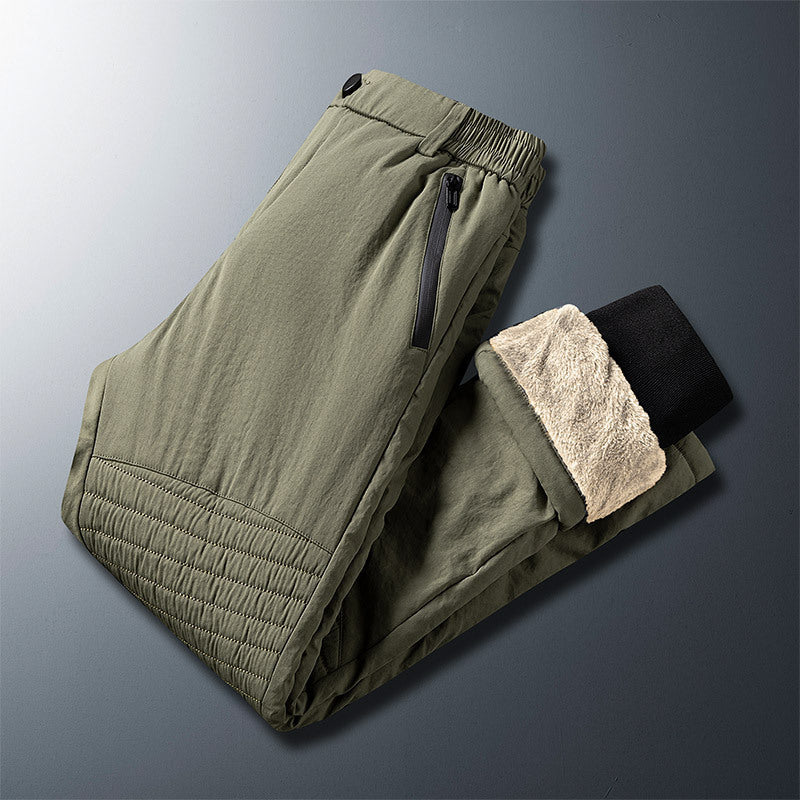 Lambswool Cotton Pants Men's Winter Thicken Thermal Cold-resistant Casual Bauer Solution