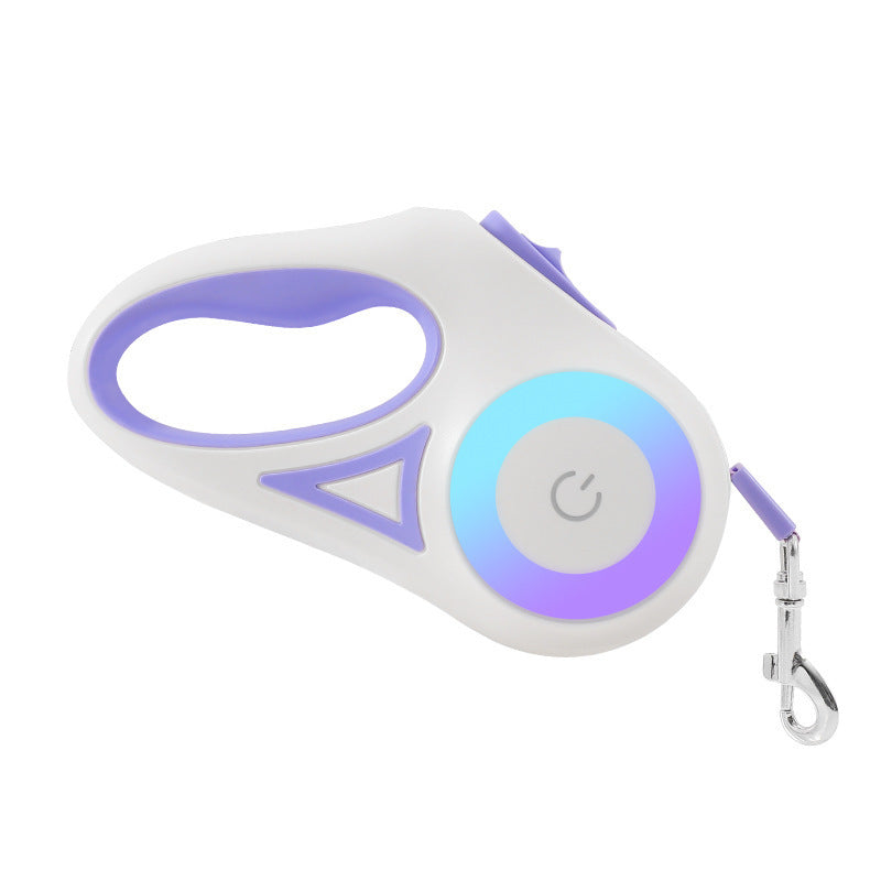 Dog Leash Retractable Leash And Dog Collar Spotlight Automatic Pet Dog Cat Traction Rope For Small Medium Dogs Pet Product MSY Dropshipping
