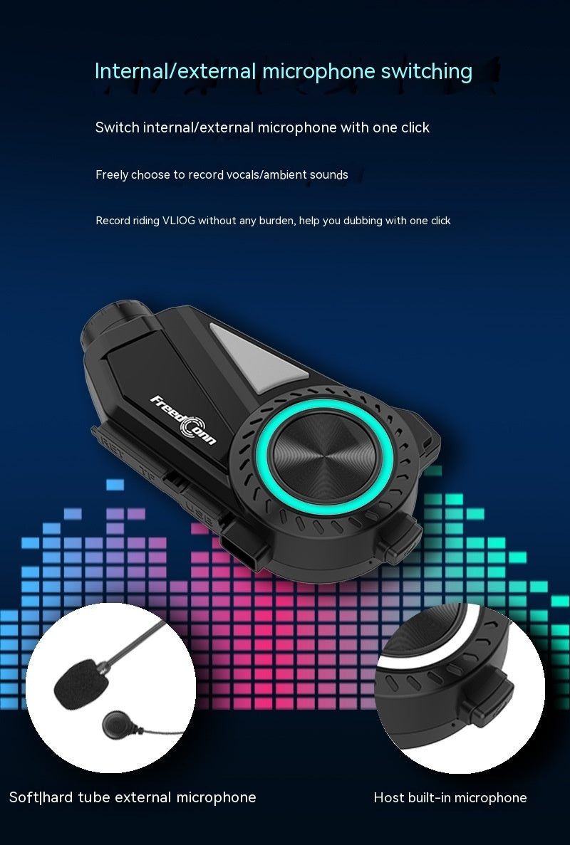 Motorcycle Helmet Intercom Bluetooth Headset Driving Recorder R3 MSY Dropshipping