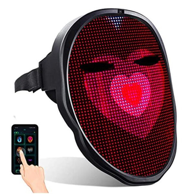 LED Gesichtsmaske, Karneval, Helloween, Fastnach eprolo