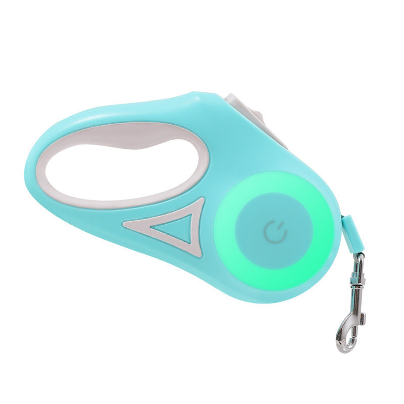 Dog Leash Retractable Leash And Dog Collar Spotlight Automatic Pet Dog Cat Traction Rope For Small Medium Dogs Pet Product MSY Dropshipping