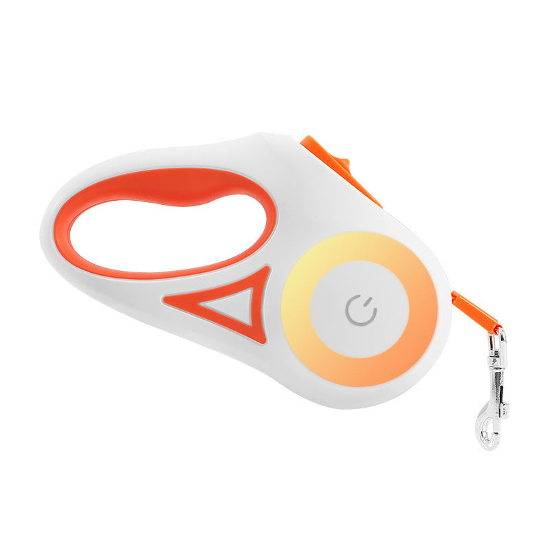 Dog Leash Retractable Leash And Dog Collar Spotlight Automatic Pet Dog Cat Traction Rope For Small Medium Dogs Pet Product MSY Dropshipping