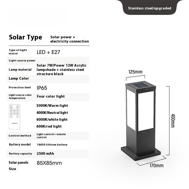 Solar Leuchte Outdoor