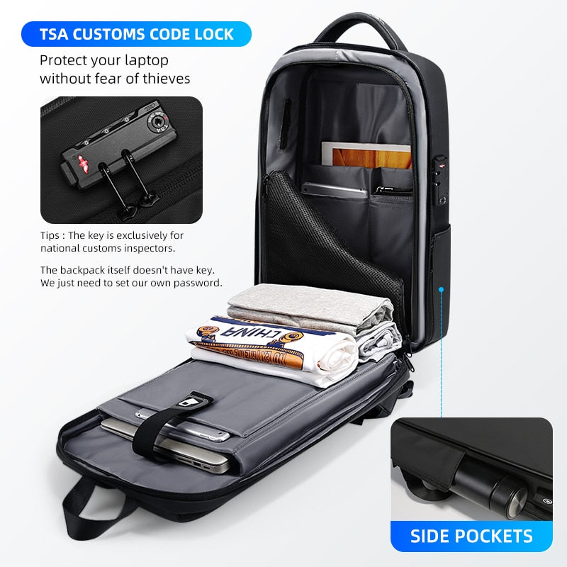 Rucksack, Buisness mit USB eprolo
