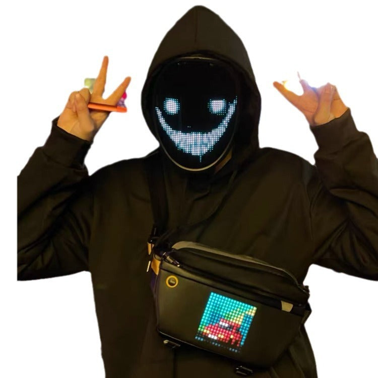 LED Gesichtsmaske, Karneval, Helloween, Fastnach eprolo