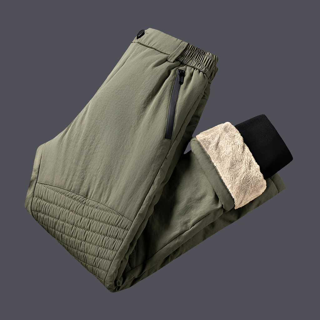 Lambswool Cotton Pants Men's Winter Thicken Thermal Cold-resistant Casual Bauer Solution