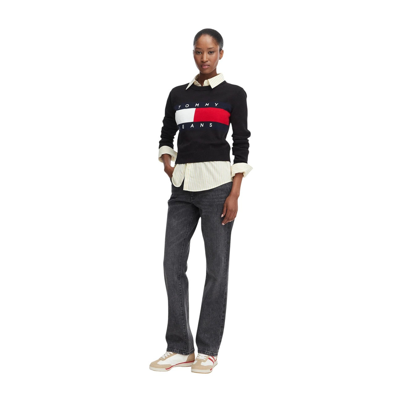 Tommy Hilfiger Jeans Pullover Damen Tommy Hilfiger Jeans