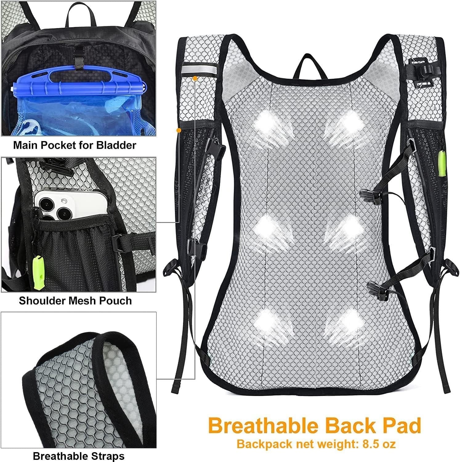 Hydration pack 2 liters