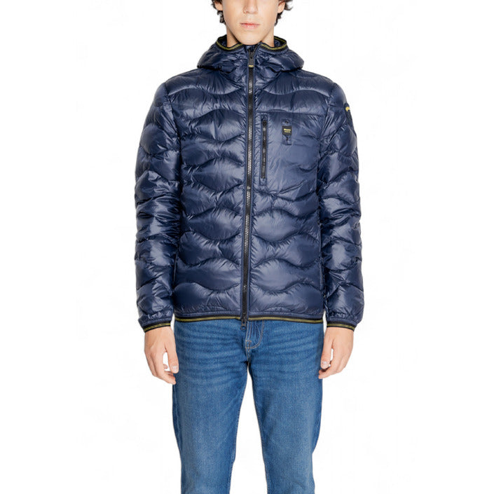 Blauer Jacke Herren