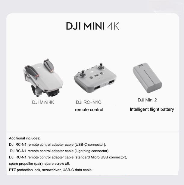 DJI Mini 4K Ultra HD Mini Drohne