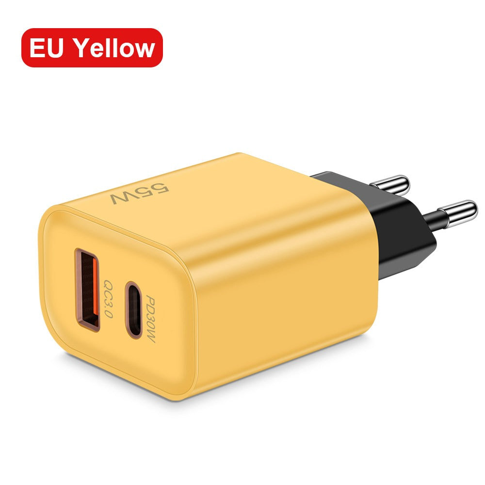 55W Schnelllade Adapter USB+PD für das Smartphone