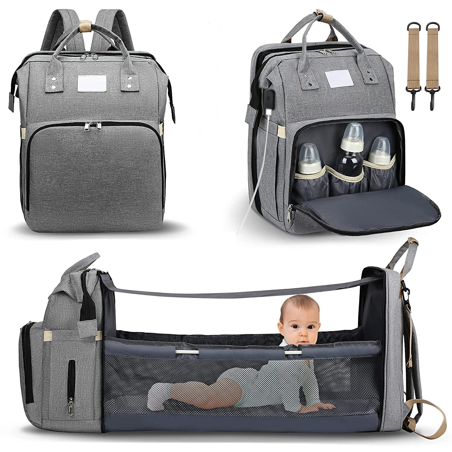 Babytasche mit Babybett