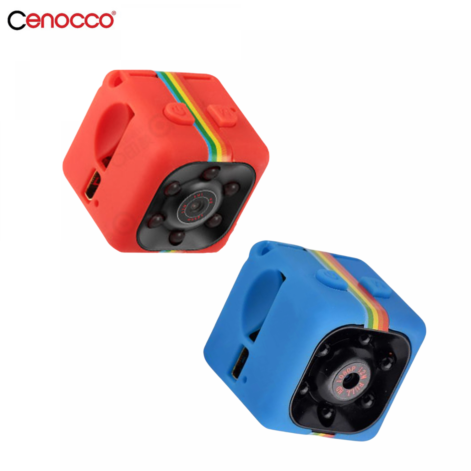 Cenocco Mini-Kamera HD1080P Rot