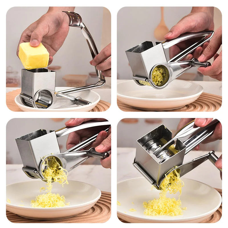 Herzberg HG-04289: 4-in-1 Stainless Steel Grater