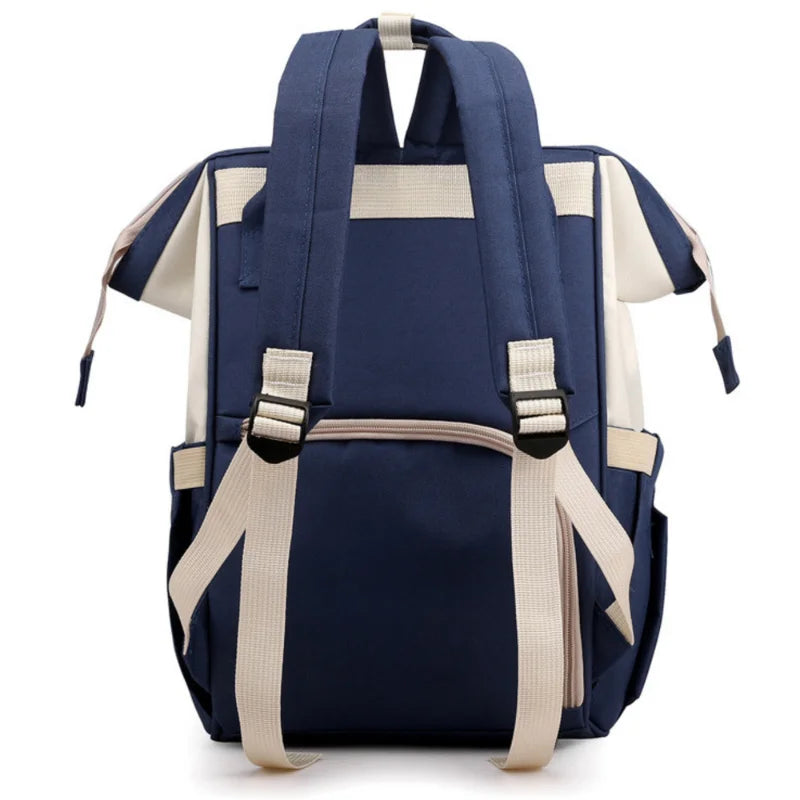 Herzberg HG-03206: Multifunctional Diaper Bag - Blue