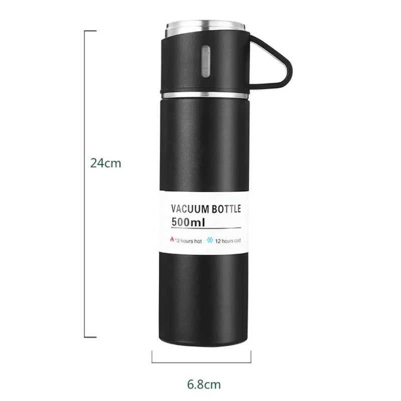 Herzberg HG-04210: 500 ml Edelstahl Thermoflasche