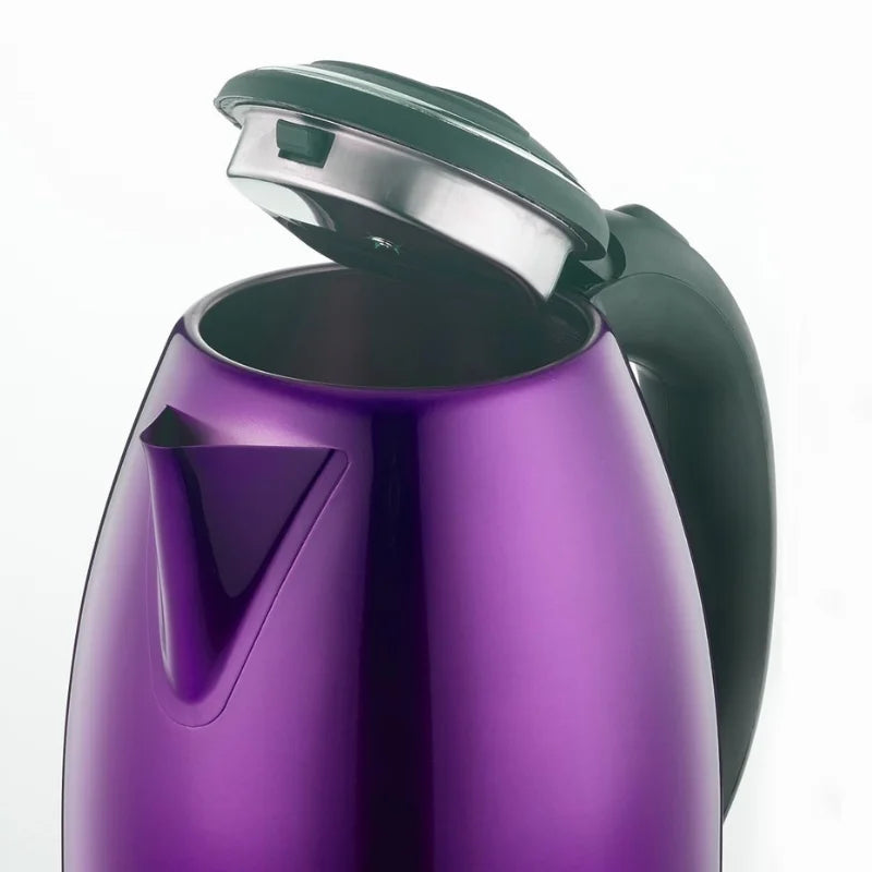 Herzberg HG-5011PUR: 1,8 l violetter Wasserkocher aus Edelstahl