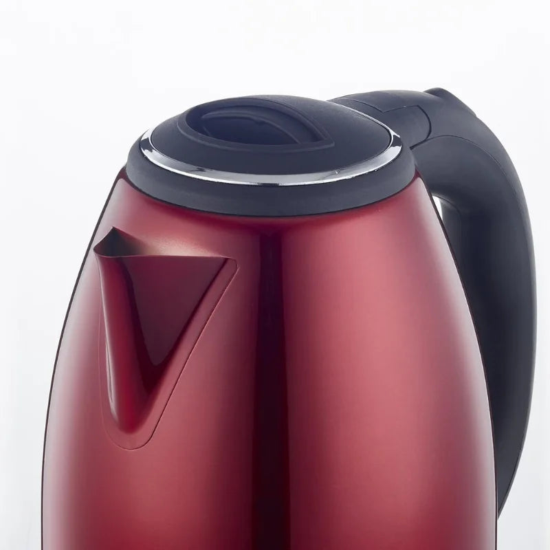 Herzberg HG-5011RED: 1.8L Red Stainless Steel Kettle