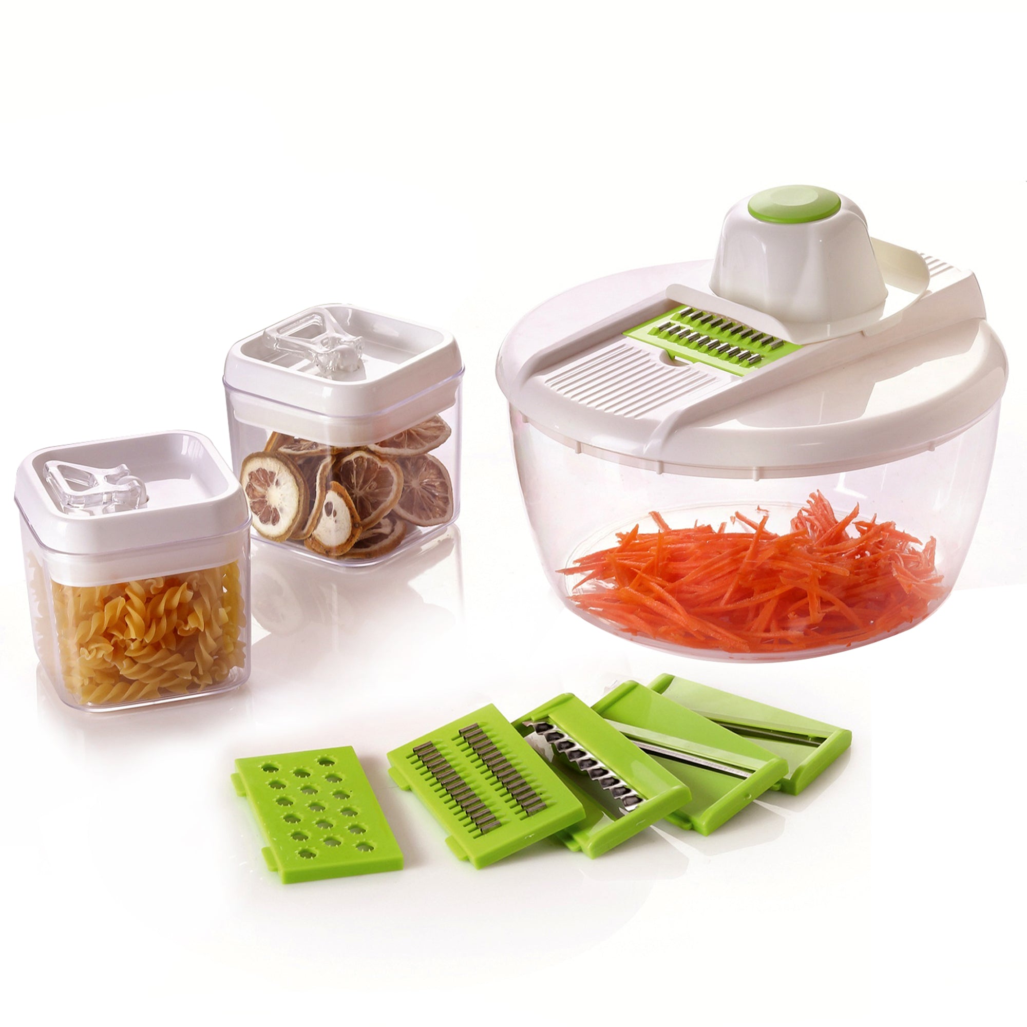 Herzberg HG-8032 Vegetable Slicer Set with Bowl