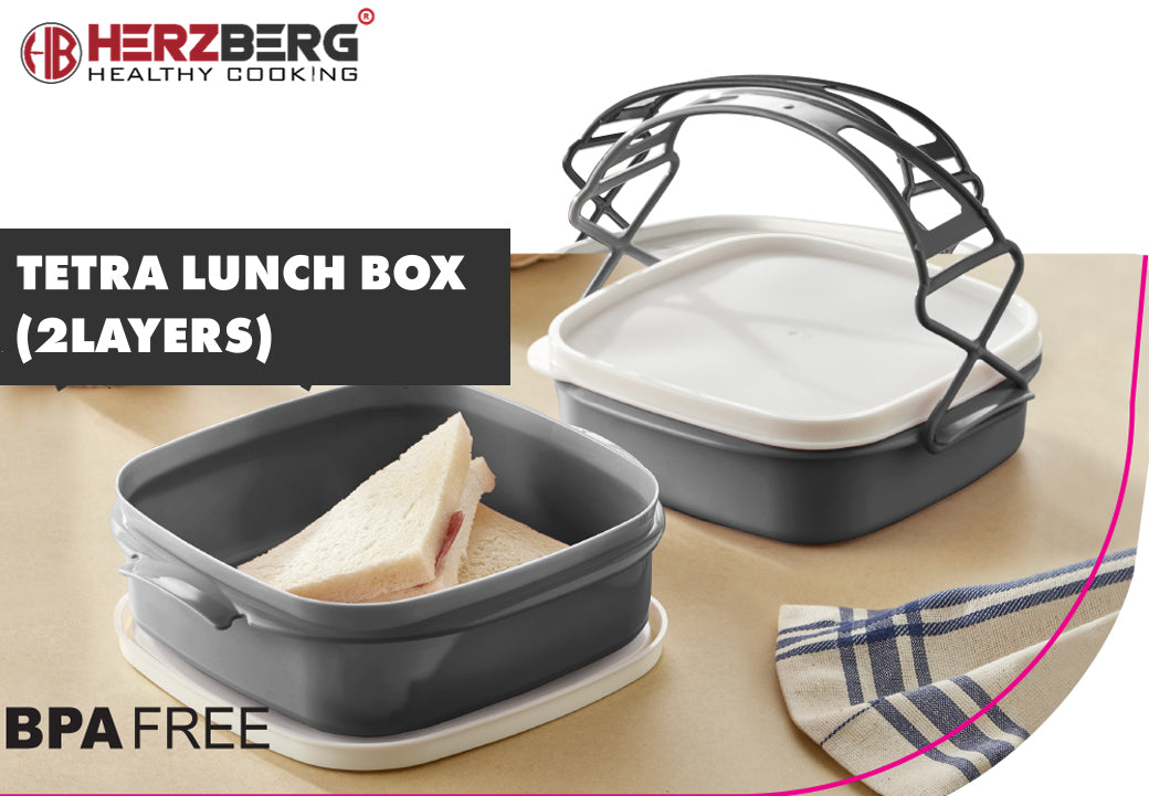 Herzberg 2-lagige Tetra-Lunchbox