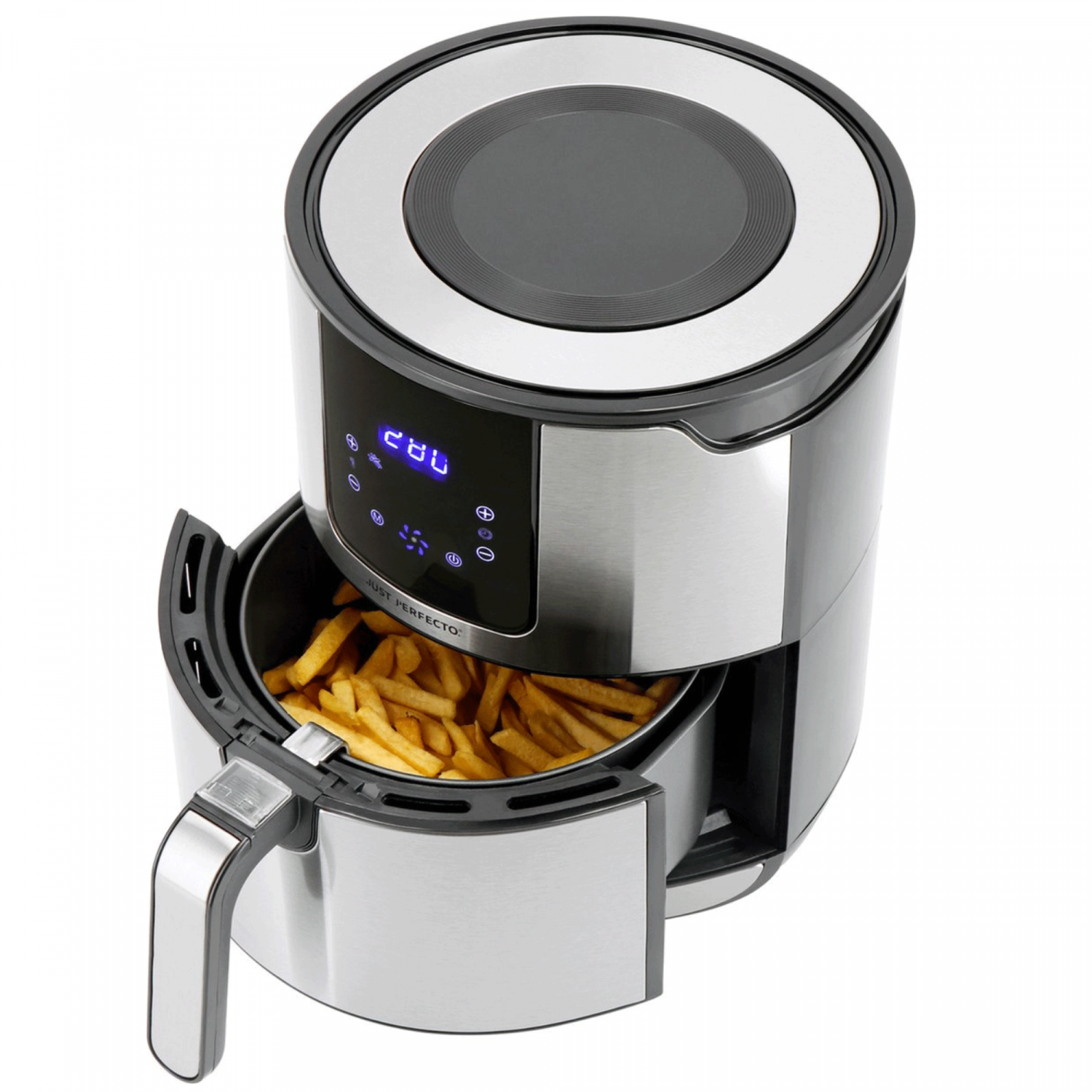 Just Perfecto JL-06: 1400 W Airfryer mit Touchscreen-LED-Display – 4 l