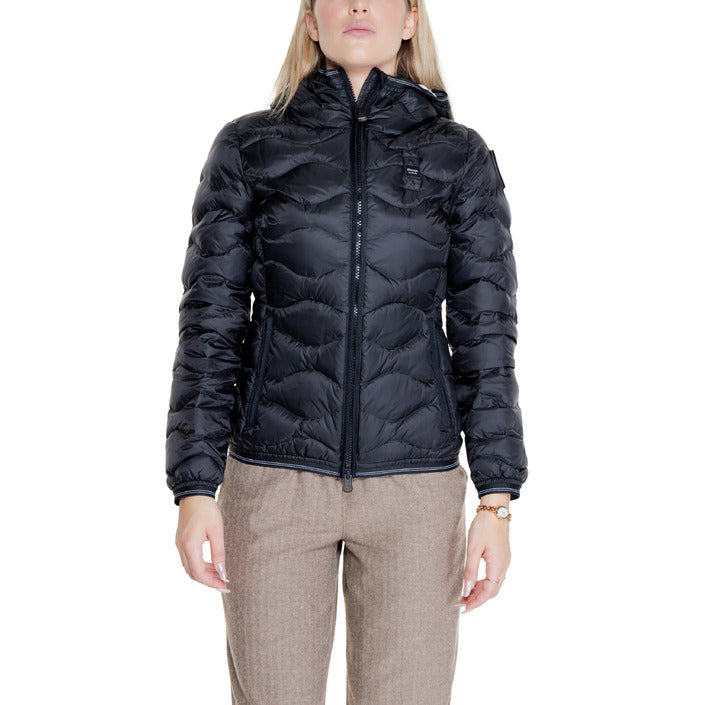 Blauer Jacke Damen