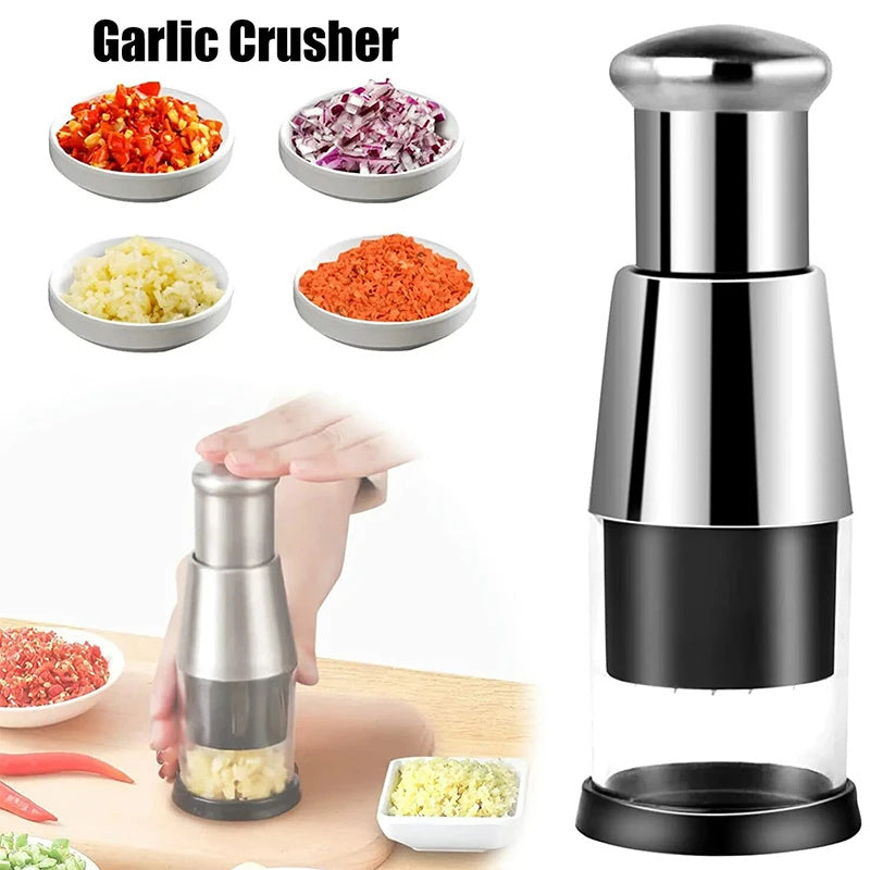 Garlic Crusher Onion Chopper Multipeler Vegetables Chopper Manual Garlic Press Machine Garlic Squeezer Kitchen Gadget Inello